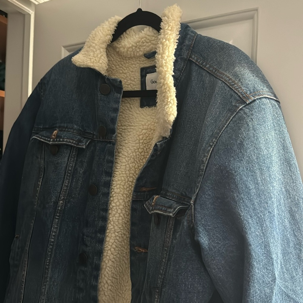 Jean Jacket with Sherpa Lining